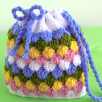 How To Crochet Colorful Purse Bag For Beginners