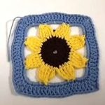 How To Crochet Sunflower Square