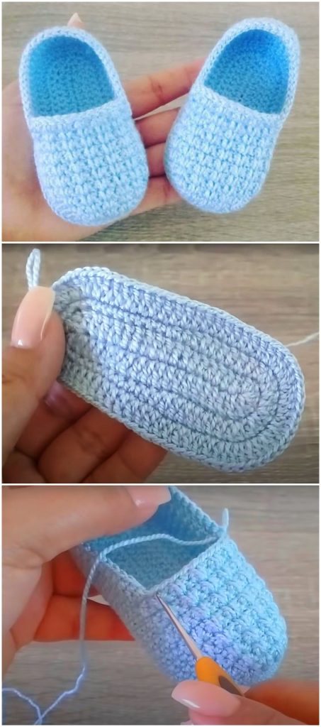 Crochet Baby Moccasins From 0 To 3 Months - Crochet Ideas