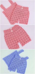 Crochet Easy T-shirt And Shorts Set - Crochet Ideas