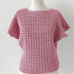 Crochet Stylish Blouse In 3 Sizes