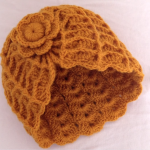Crochet Fast And Stylish Hat With Tiny Flower