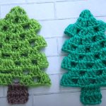 Crochet Simple Christmas Tree Ornament