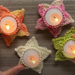 Crochet Fast And Easy Star Candle Holders