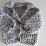 Crochet Baby Bomber Jacket