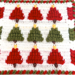 Crochet 3 D Granny Square For Christmas