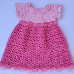 Crochet Amazing Dress For A Baby Girl