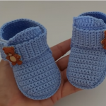 Crochet Ankle Boots For Baby