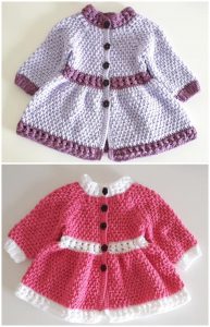 Crochet A Spring Coat For Girls - Crochet Ideas