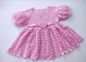 Crochet Princess Baby Dress - Crochet Ideas