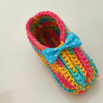 Crochet Simple Baby Shoes