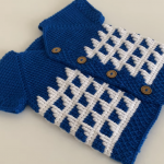 Crochet A Newborn Baby Vest In Two Colors