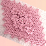 Crochet Ornament With Flowers