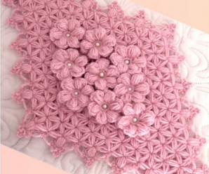 Crochet Ideas Crochet flowers decorate awesome ivy frames round go frame crocheted kitchen accessories fun