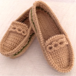 Crochet Easy Loafer Slippers