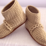 Crochet Lovely Slippers For Adults
