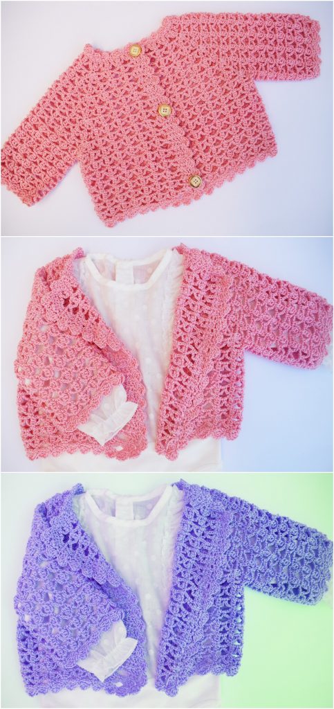 Crochet Baby Jacket For Summer - Crochet Ideas