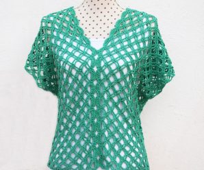 Crochet Beautiful Blouse In All Sizes