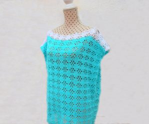 Crochet Tunic With Geometric Stitch
