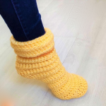 Crochet Fast And Simple Slippers