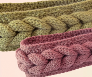 Crochet Headband With Braids For Beginners