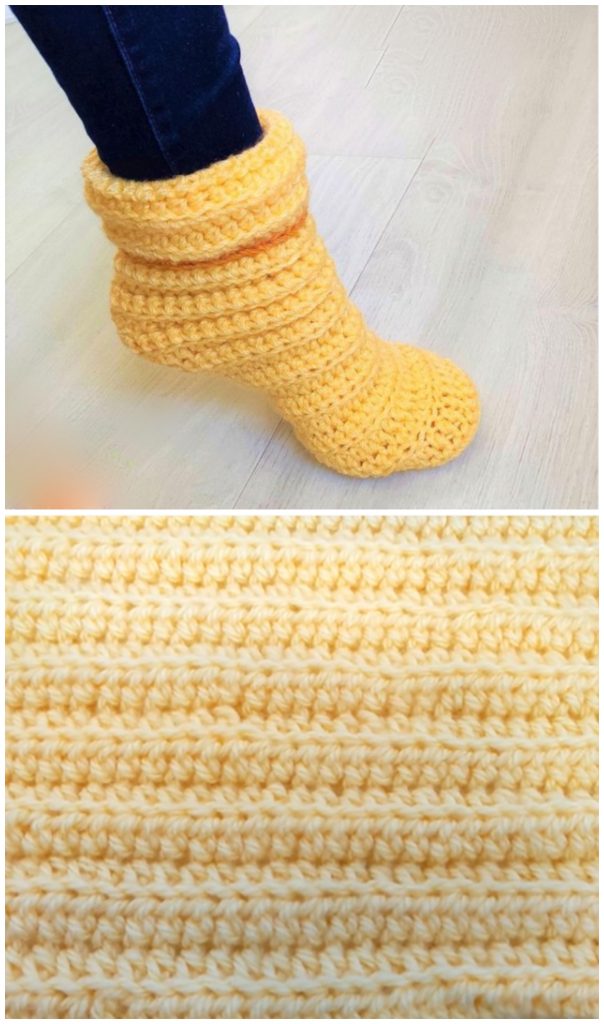 Crochet Fast And Simple Slippers - Crochet Ideas