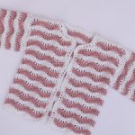 Crochet Zig Zag Stitch Jacket For Baby
