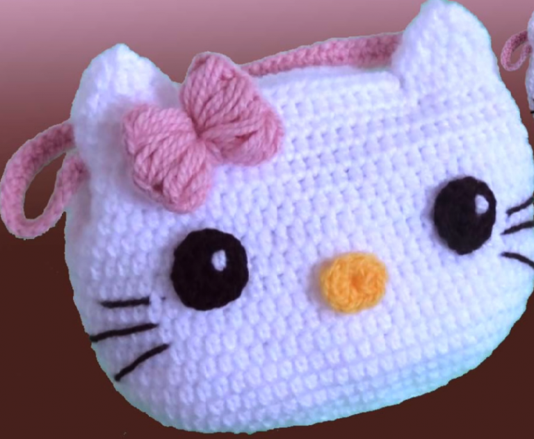 Crochet Lovely Hello Kitty Purse Bag - Crochet Ideas