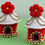 Crochet Christmas House Decoration