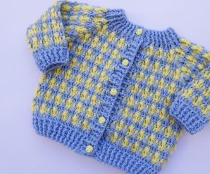 Crochet Super Easy Jacket For Baby