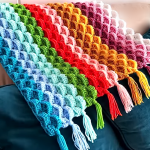 Crochet Marshmallow Stitch Blanket