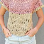 Crochet Beautiful Short-sleeve Blouse
